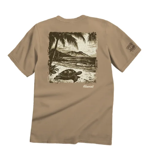 Island Retro Honu Scenic T-Shirt