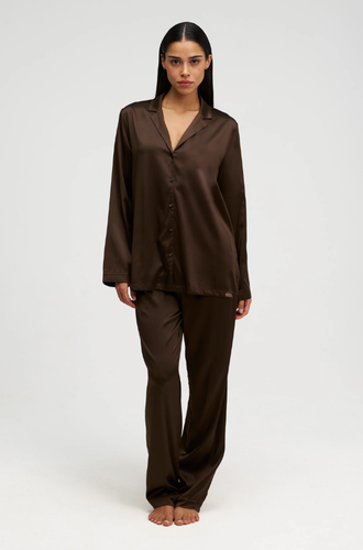 Long Premium Silk PJ Set